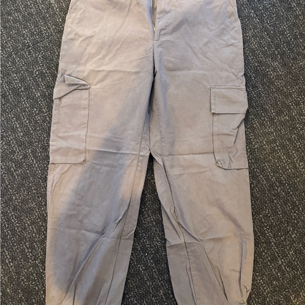 Men's Gray Cargo Pants